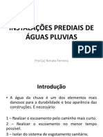 Instalações Prediais de Águas Pluvias