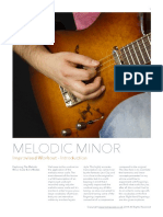 Melodic Minor Workout Transcription PDF