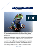 Ten Myths of Strategy PDF