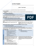 Direct Instruction Lesson Plan Template