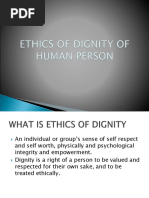 Ethics of Dignity of Human Person