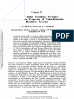 Effect of Amine Solubizer Structure of Cured Film Properties of Water Reducible Thermoset Resins