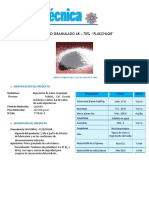 Ficha Tecnica Hipoclorito de Calcio Granulado 65 Pluschlor Ficha Tecnica PDF