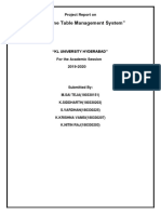 "Time Table Management System": Project Report On