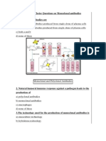 Multiple Choice Questions On Monoclonal Antibodies