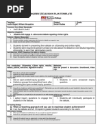 Inquiry (5E) Lesson Plan Template: Evidence of Mastery (Measurable)