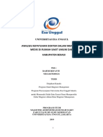 Thesis Analisis Kepatuhan Dokter Dalam Mengisi Rekam Medis Di Rumah Sakit Umum Daerah Kabupaten Bekasi