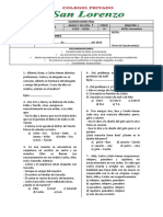 Examen Bimestral I - RM y Algebra