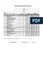 Inspeccion de Maquinas de Soldar