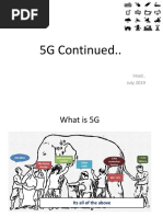 5G Continued..: Imad.. July 2019