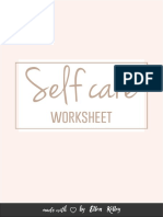 Self-Care WorkSheet