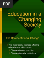 Education in A Changing Society