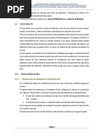 Presupuesto para El Mejoramiento Del Servicio de Agua Potable