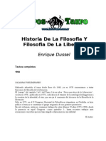 Dussel, Enrique - Historia de La Filosofia Y Filosofia de La Liberacion