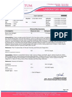 Clinical Biochemistry: Test Report Reg - No Age Name::: Reg - Date Collection:: Received: 15-Jul-2019 / 09:25 AM