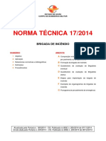 NT-17 2014 - Brigada de Incêndio 0001 PDF