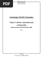 3.1. Atomic Structure and The Periodic Table