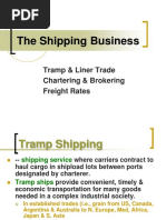 The Shipping Business: Tramp & Liner Trade Chartering & Brokering Freight Rates