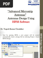 HFSS Manual Prsentation PDF