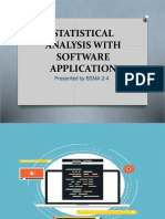 Statistical Analysis With Software Application: Presented by BSMA 2-4