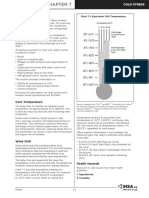 7 Cold Stress: Hypothermia Can Affect Workers Chart 7-1: Equivalent Chill Temperatures