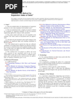 Expansion Index of Soils: Standard Test Method For