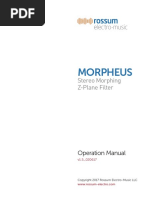 Morpheus Manual 170206