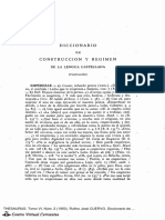 Diccionario de Construcción y Régimen de La Lengua Castellana