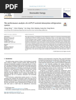 The Performance Analysis of A LCPVT Assisted Absorption Refrigeration System