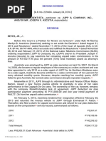 Petitioner vs. vs. Respondents: Second Division