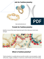 Trends To Fashion Jewelry