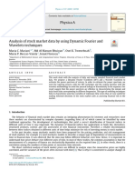 Analysis of Stock Market Data by Using Dynamic Fourier and Wavelets Teknik