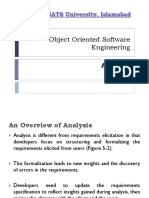 Object Oriented Software Engineering: Analysis