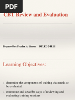 CBT Review and Evaluation