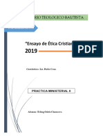 Ensayo de Etica Cristiana PDF