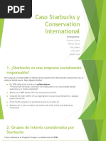 Caso Starbucks y Conservation International