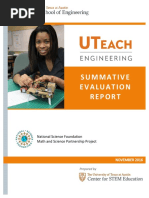 UTeachEngineering Summative Evaluation Report