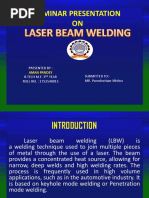 Laser Beam Welding