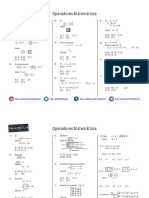 Operadores Matemáticos y Razonamiento PDF