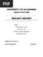 Project Report: University of Allahabad