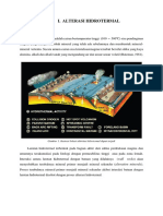 Petrografi Alterasi Hidrothermal