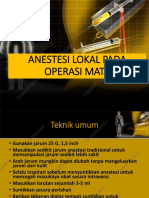 Anestesi Lokal Pada Operasi Mata