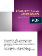 Komunikasi Dalam Konseling Gizi