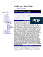 Induction Pressure Wave Tuning