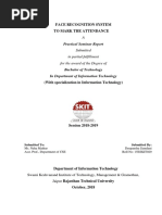 Face Recognization and Detection System For Attendance.