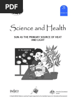 Science 3 DLP 50 - Sun As The Primary Source of Heat and Light