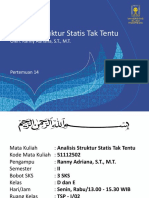 Kuliah ASSTT - Pertemuan 12 - Metode Takabeya (Aplikasi Pada Portal Bergoyang Akibat Penggoyangan Horizontal)