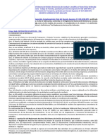 Aprueba El Reglamento Nacional Del Sistema de Emisión de Licencias de Conducir y Modifica El Texto Único Ordenado Del Reglamento Nacional de Tránsito