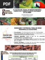 Ing. José David Barón - El Cultivo Del Cacao Un Negocio Rentable Competitivo y Ambientalmente Sostenible en Colombia 2016