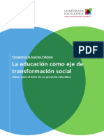 Educacion Como Eje de Transformacion Social 18-35 PDF